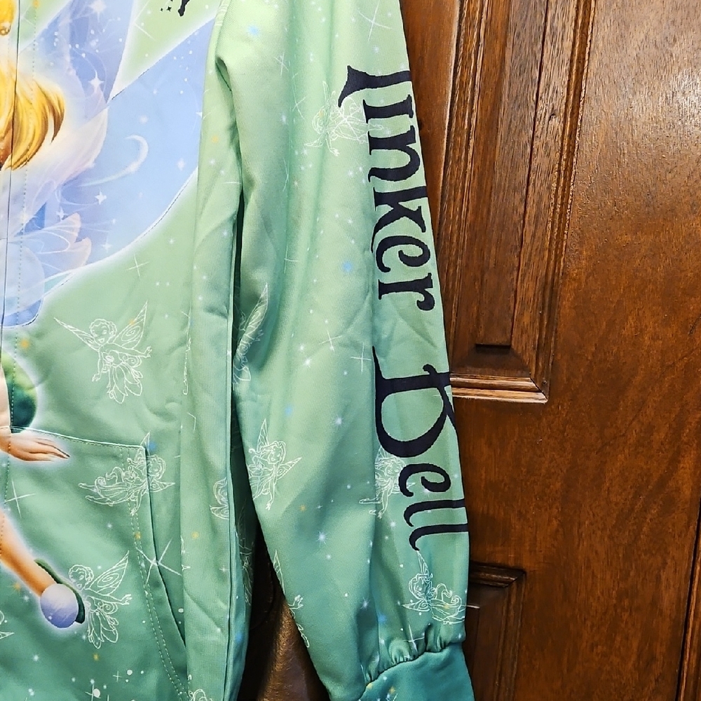 Tinker Bell Green Hoodie New - Picture 3 of 8
